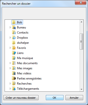 écran explorateur